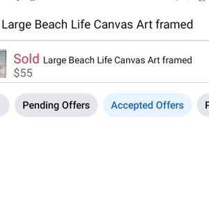 Coastal Living Canvas Wall Art 31 x 31 x1